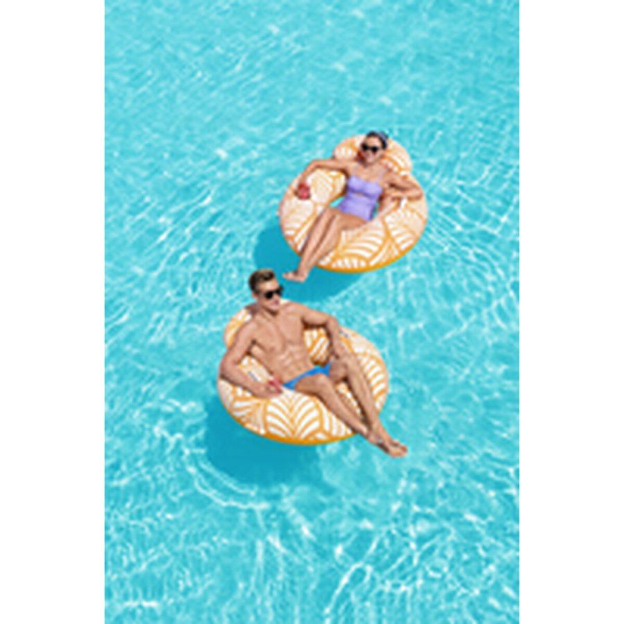 Oppustelig poolstol Bestway Deluxe 118 x 117 cm Orange #6