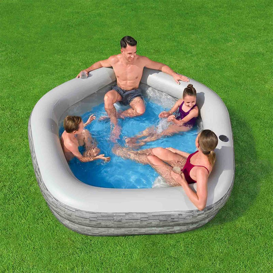 Oppustelig Pool Bestway Gr 213 x 206 x 53 cm #3