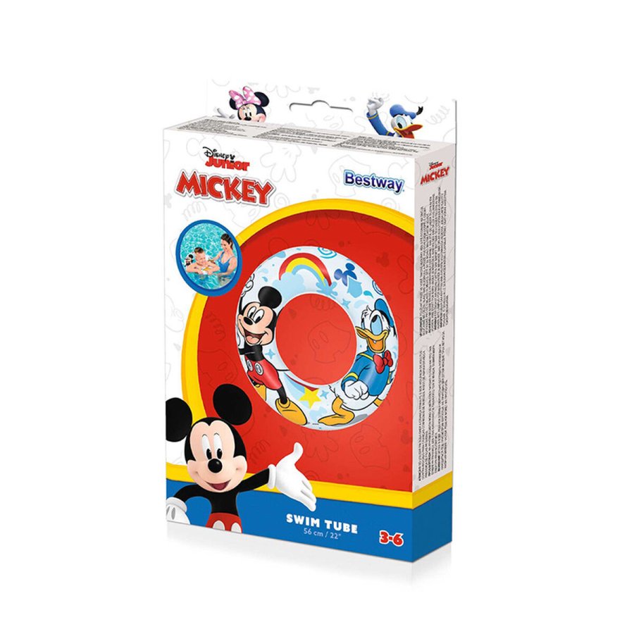 Oppustelig flyder Bestway Multifarvet Mickey Mouse  56 cm #2