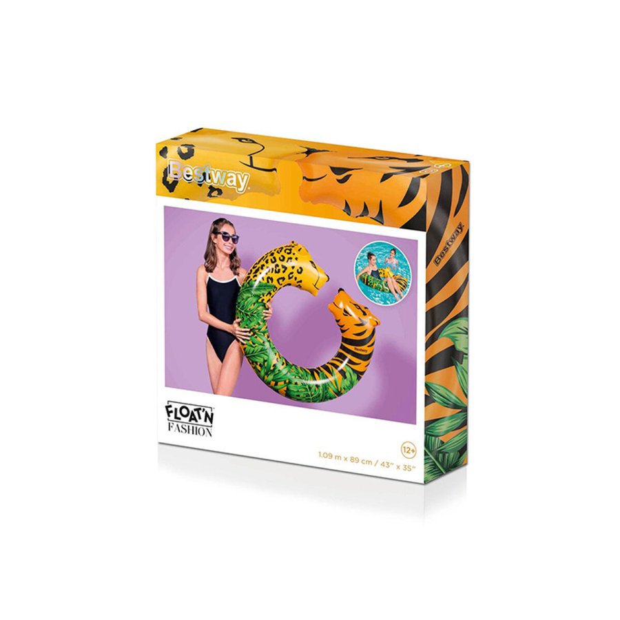 Oppustelig flyder Bestway Multifarvet Jungle 109 x 89 cm #2
