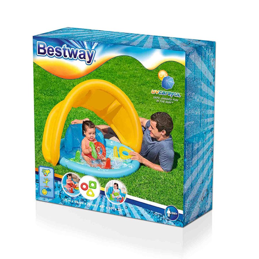 Oppustelig Pool til Brn Bestway 115 x 89 x 76 cm 31 L #2