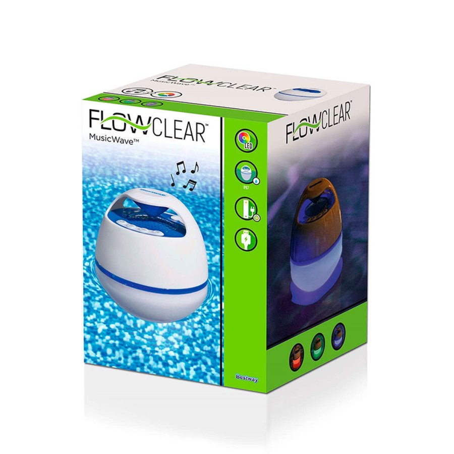 Flydende trdls hjtaler med LED Bestway Hvid 6 W #2