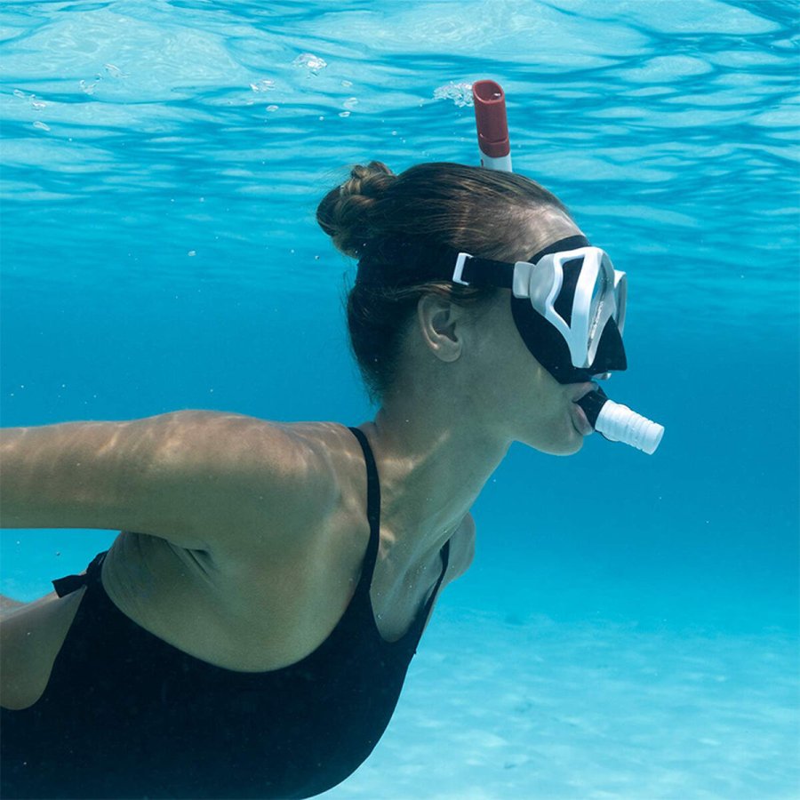 Snorkel beskyttelsesbriller og rr Bestway Hvid Gr Voksen (1 enheder) #6