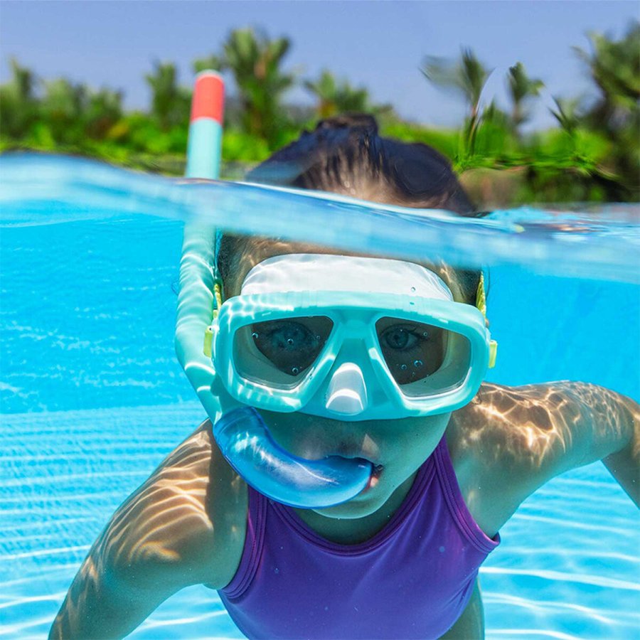 Snorkel beskyttelsesbriller og rr til brn Bestway Bl Turkisbl #6