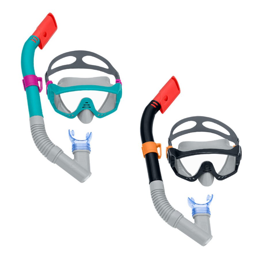 Snorkel beskyttelsesbriller og rr Bestway Bl Sort Voksen (1 enheder) #1