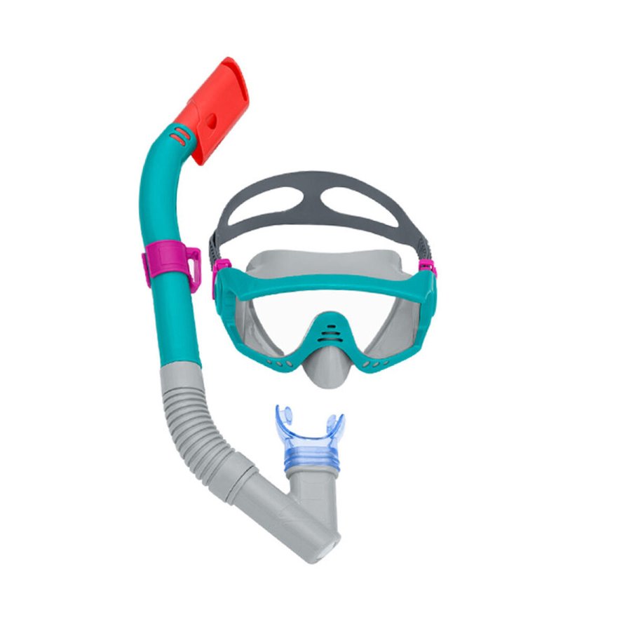 Snorkel beskyttelsesbriller og rr Bestway Bl Sort Voksen (1 enheder) #2