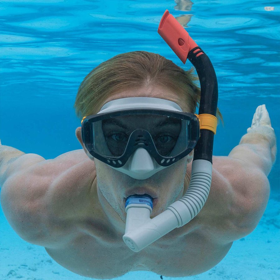 Snorkel beskyttelsesbriller og rr Bestway Bl Sort Voksen (1 enheder) #6