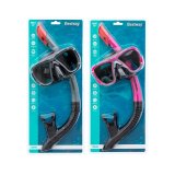 Snorkel beskyttelsesbriller og rr Bestway Gr Pink Voksen (1 enheder) #4
