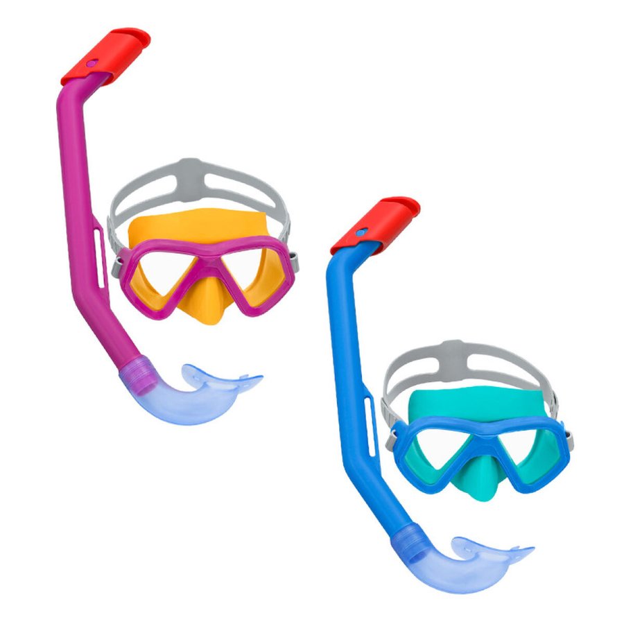 Snorkel beskyttelsesbriller og rr til brn Bestway Bl Fuchsia (1 enheder) #1