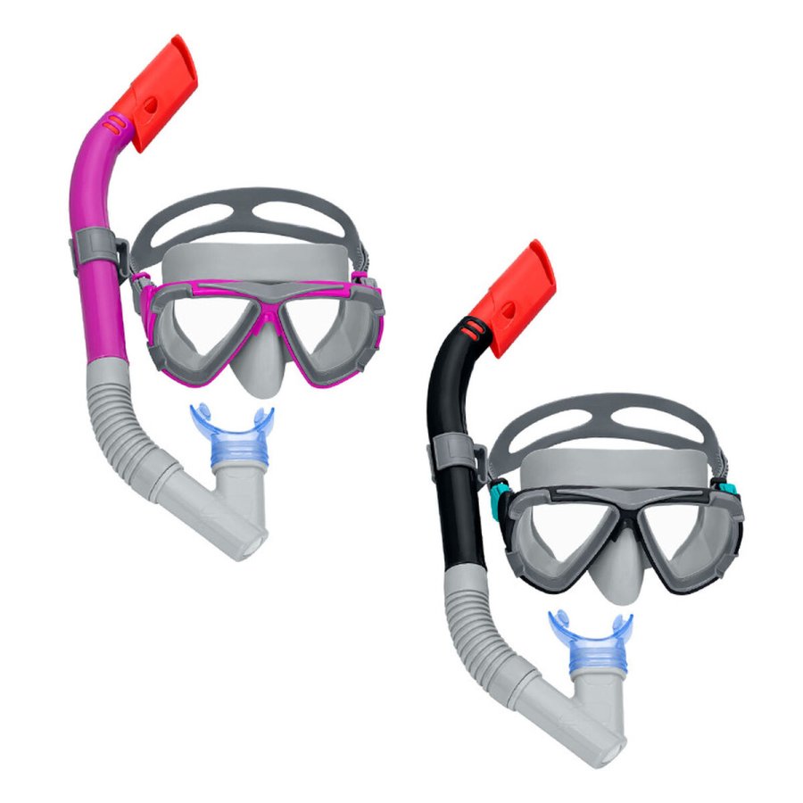Snorkel beskyttelsesbriller og rr Bestway Sort Pink Voksen (1 enheder) #1