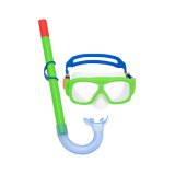 Snorkel beskyttelsesbriller og rr til brn Bestway Grn Pink (1 enheder) #2