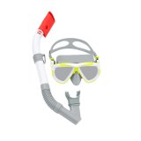 Snorkel beskyttelsesbriller og rr Bestway Hvid Mrkebl Voksen (1 enheder) #2