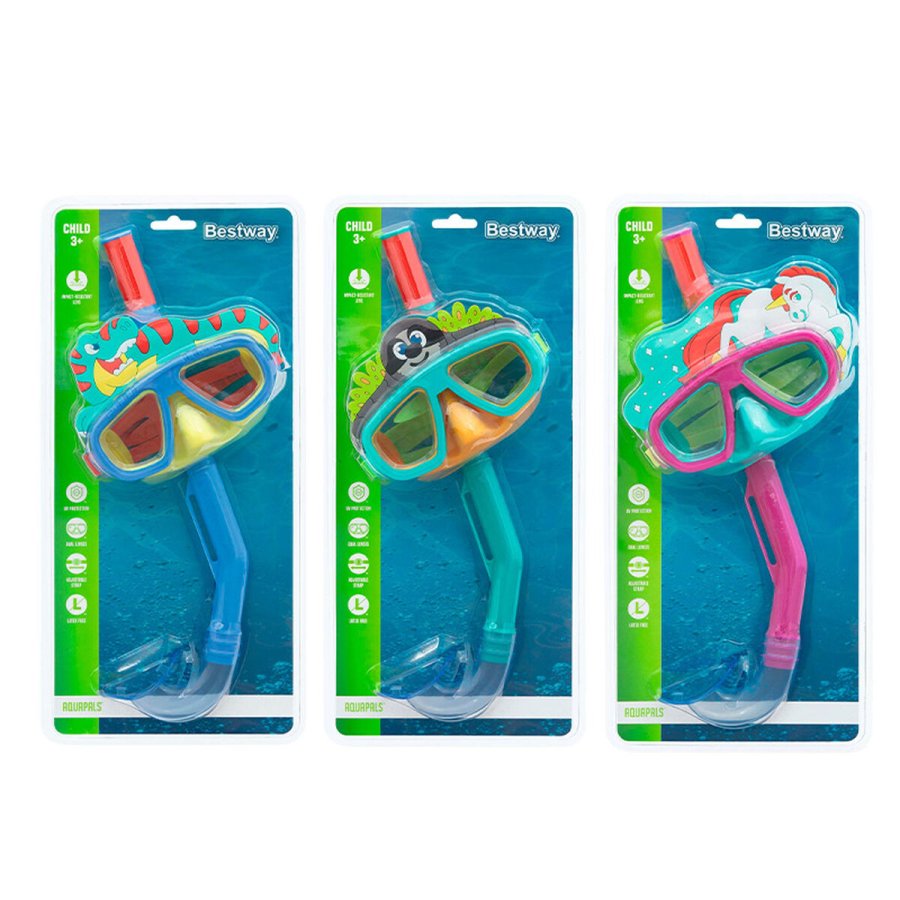 Snorkel beskyttelsesbriller og rr til brn Bestway (1 enheder) #5