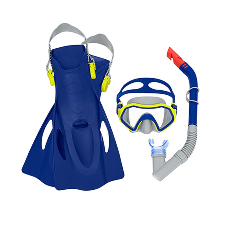 Dykkerbriller med Snorkle og Finner Bestway 37-41 #3