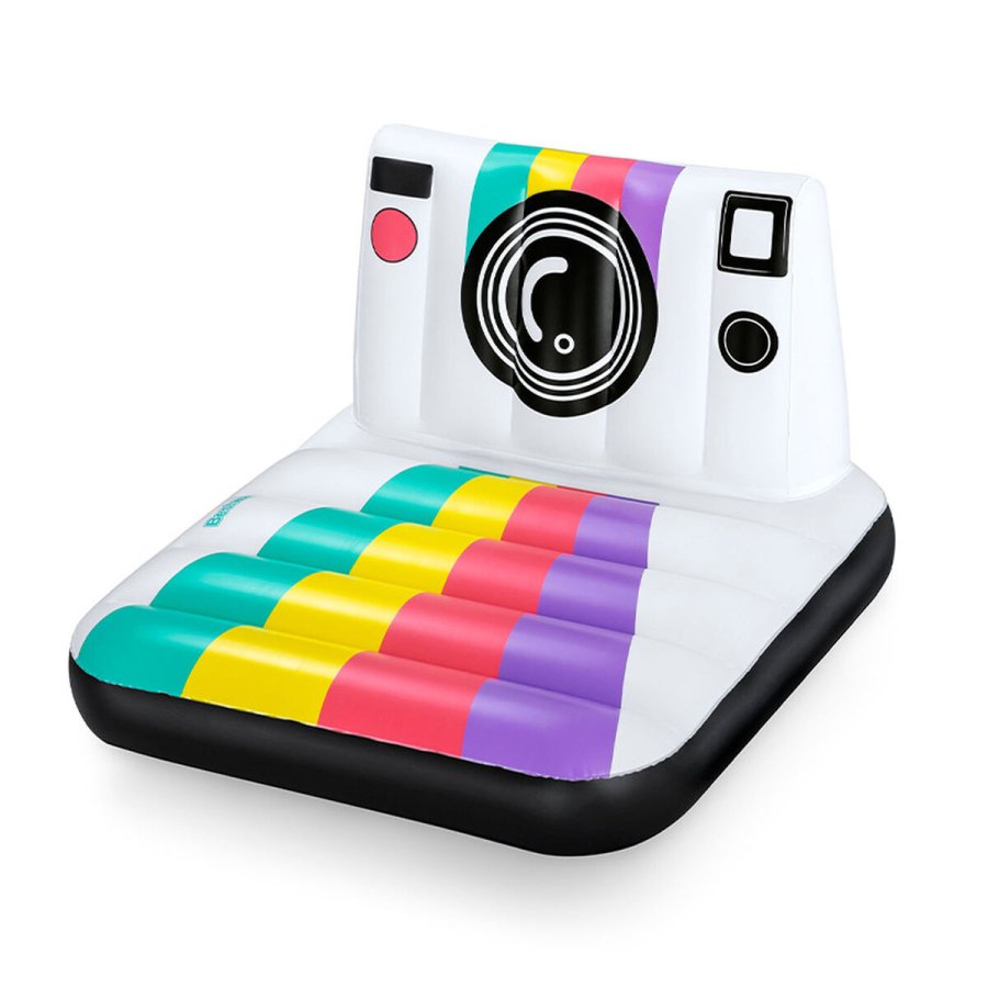 Oppustelig poolstol Bestway Fotografiapparat 127 x 102 cm #1