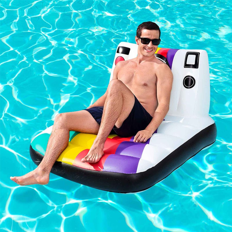 Oppustelig poolstol Bestway Fotografiapparat 127 x 102 cm #3