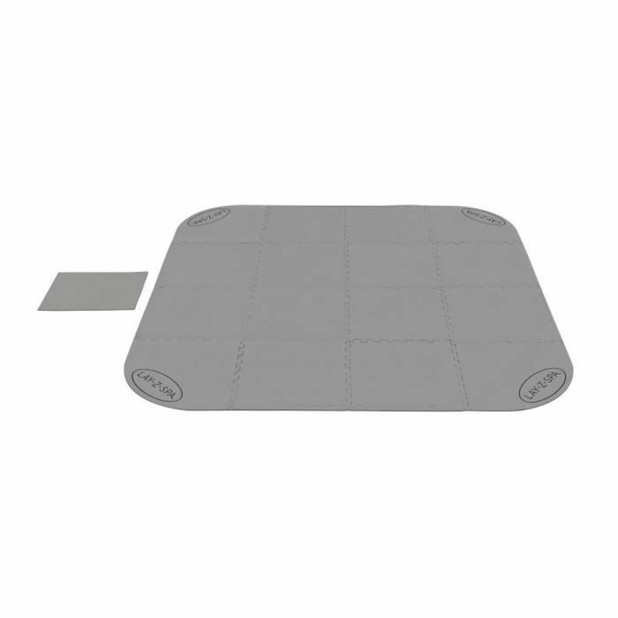 Beskyttelsesgulv til nedbrydelige bassiner Bestway Lay-Z-Spa 196 x 196 cm Gr� Polyetylen #2