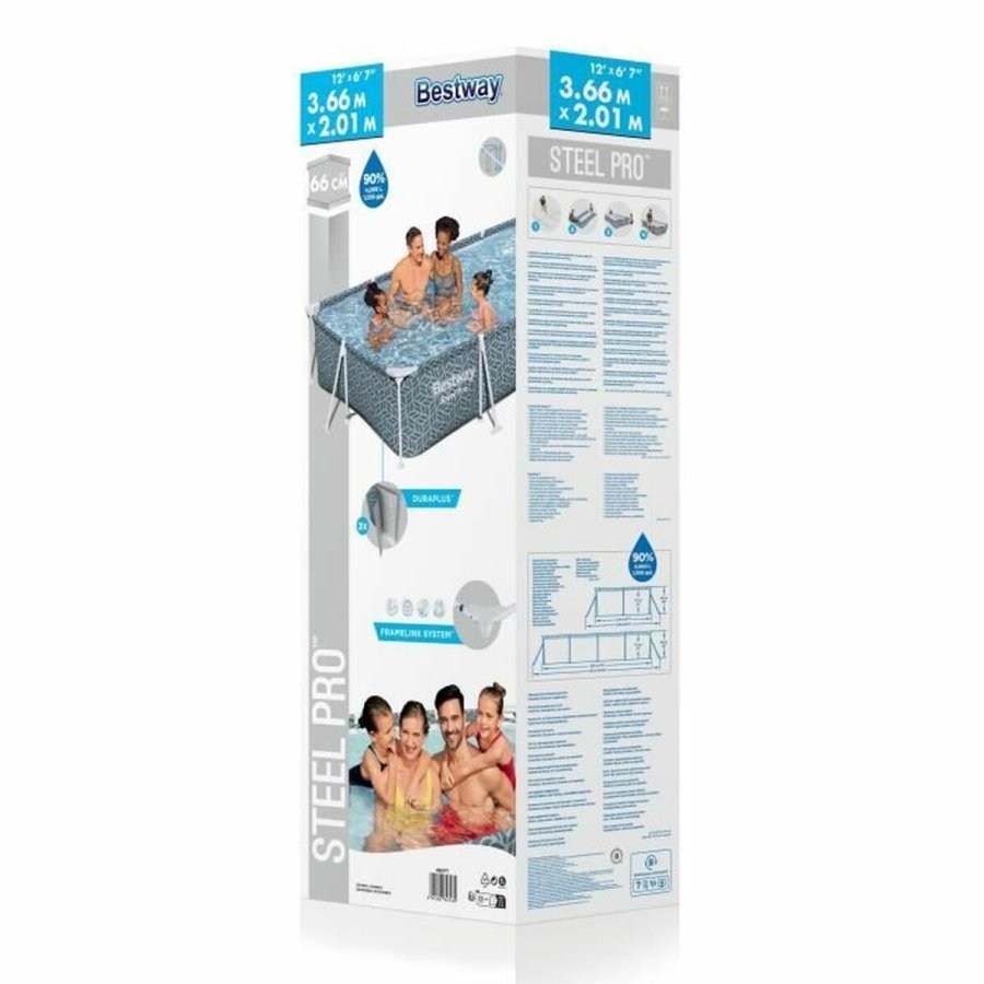 Oppustelig Pool Bestway Steel Pro Bl Gr #6