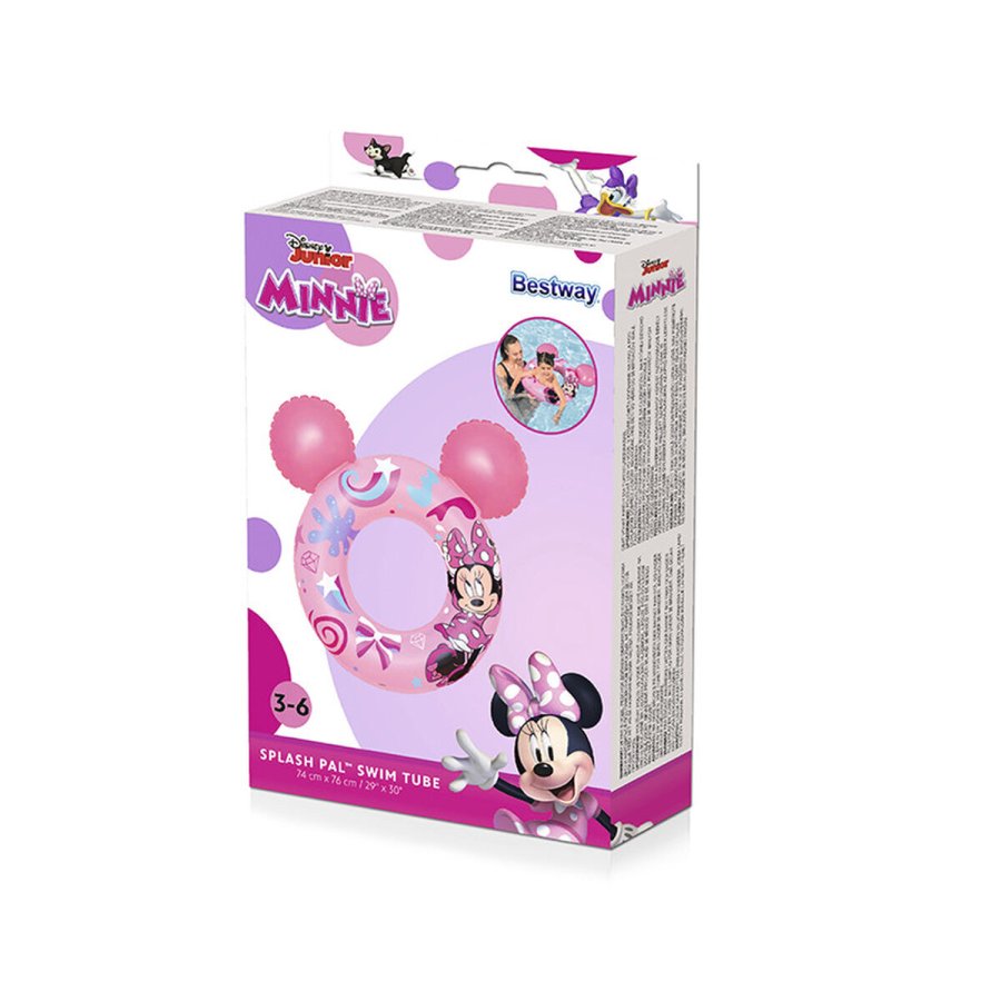 Oppustelig flyder Bestway Multifarvet Minnie Mouse 74 x 76 cm #2