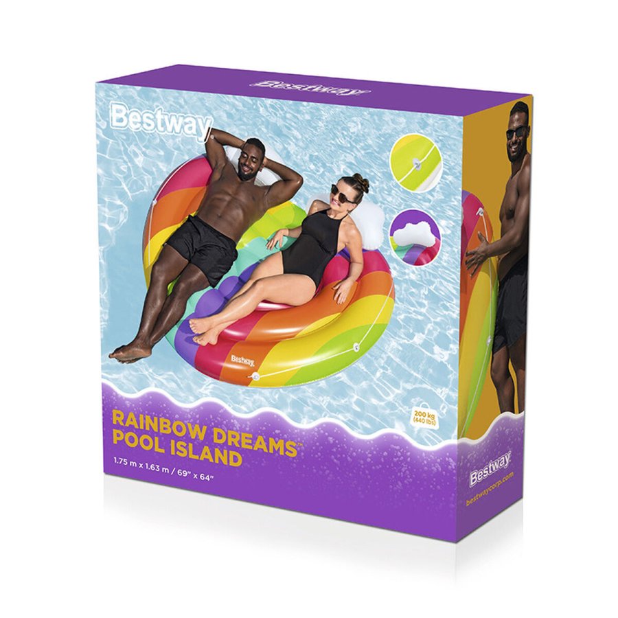 Oppustelig  Bestway Regnbue 175 x 163 cm #2