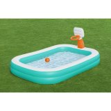 Bestway Oppustelig Brnepool Basket Leg 251x168x102 cm +3 r Have 54445 #4