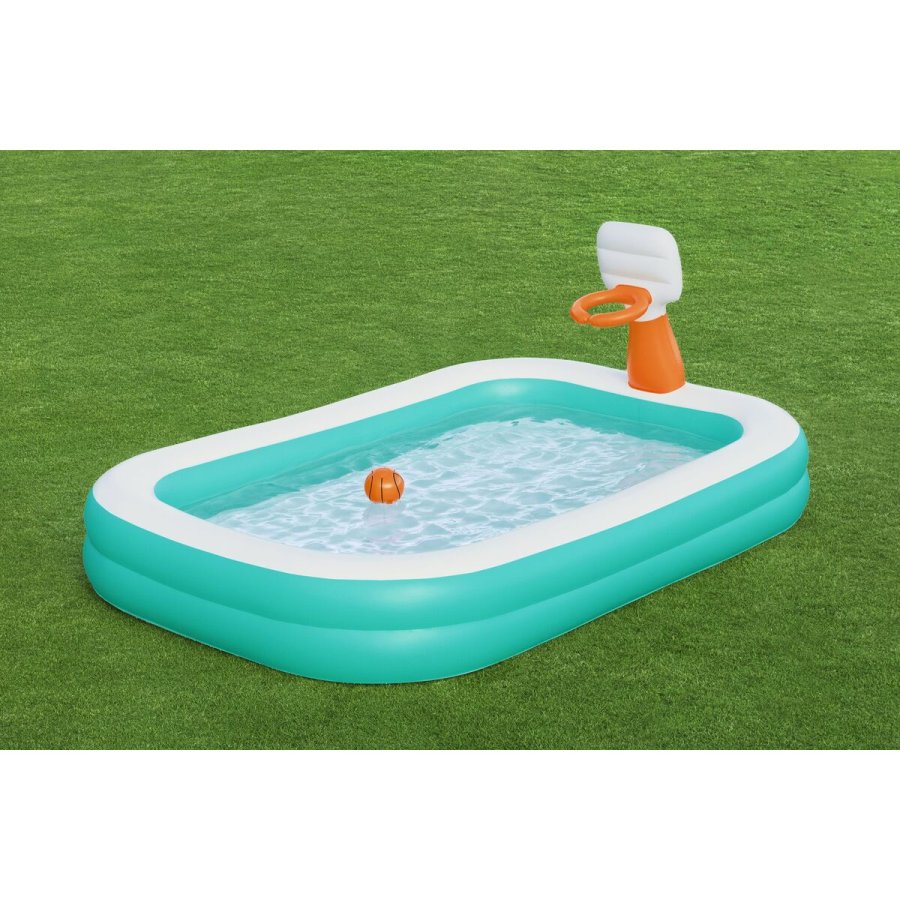 Bestway Oppustelig Brnepool Basket Leg 251x168x102 cm +3 r Have 54445 #4