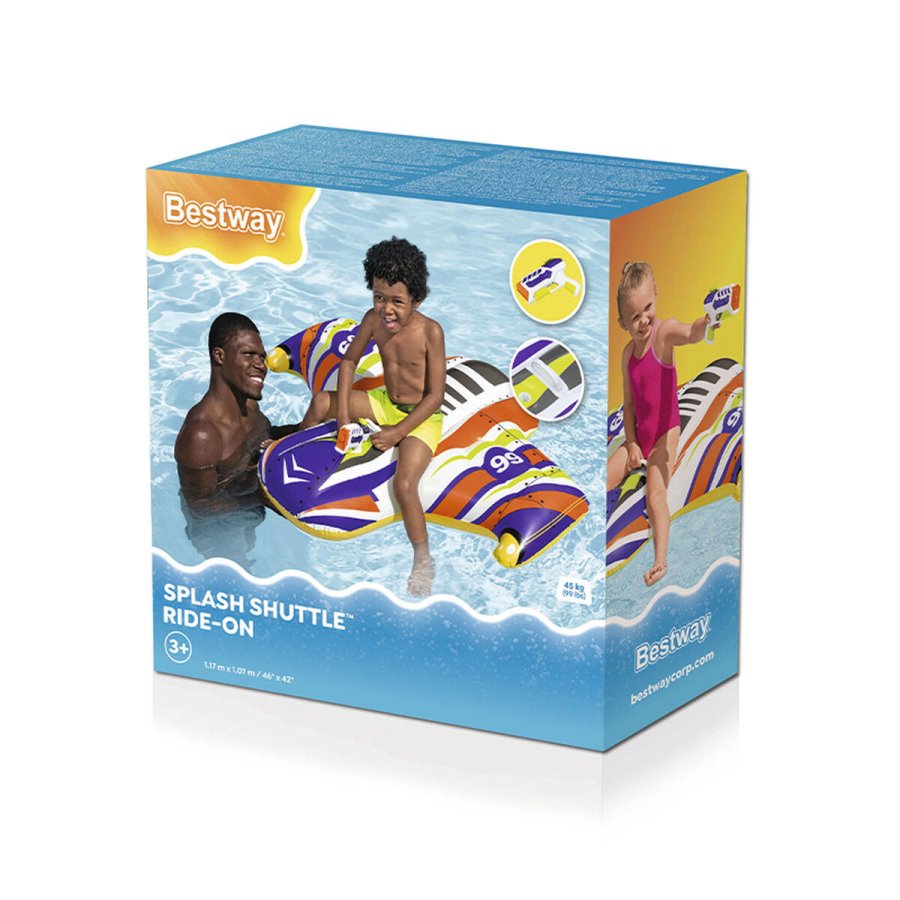 Oppustelig Figur til Pool Bestway Rumskib 117 x 107 cm 99 x 107 x 25 cm #2