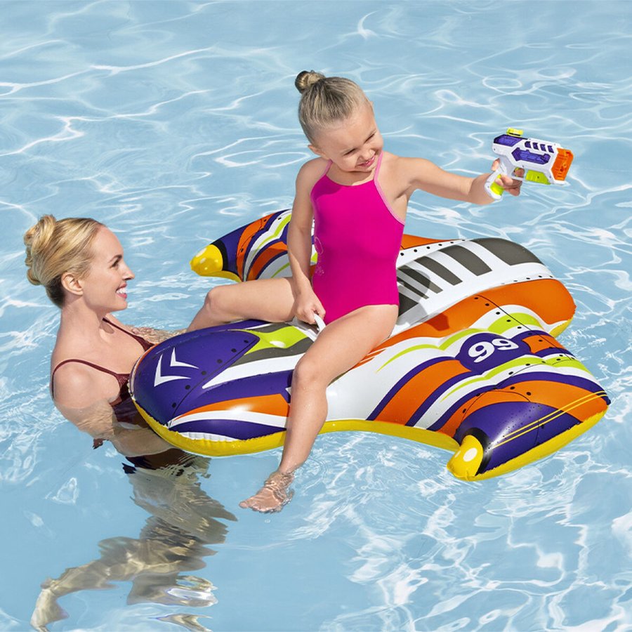 Oppustelig Figur til Pool Bestway Rumskib 117 x 107 cm 99 x 107 x 25 cm #3