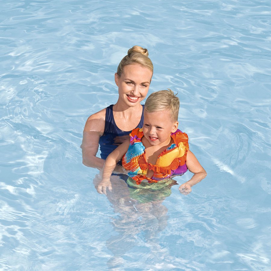 Bestway Oppusteligt Sikkerhedsvest Baby 41x30 cm +3 til 6 r Strand og Pool 32272 #3