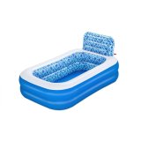 Bestway Oppustelig Silikone Pool med Sprinkler 229x152x196 cm +6 r Have 54451 #1