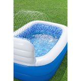 Bestway Oppustelig Silikone Pool med Sprinkler 229x152x196 cm +6 r Have 54451 #3