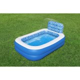 Bestway Oppustelig Silikone Pool med Sprinkler 229x152x196 cm +6 r Have 54451 #4