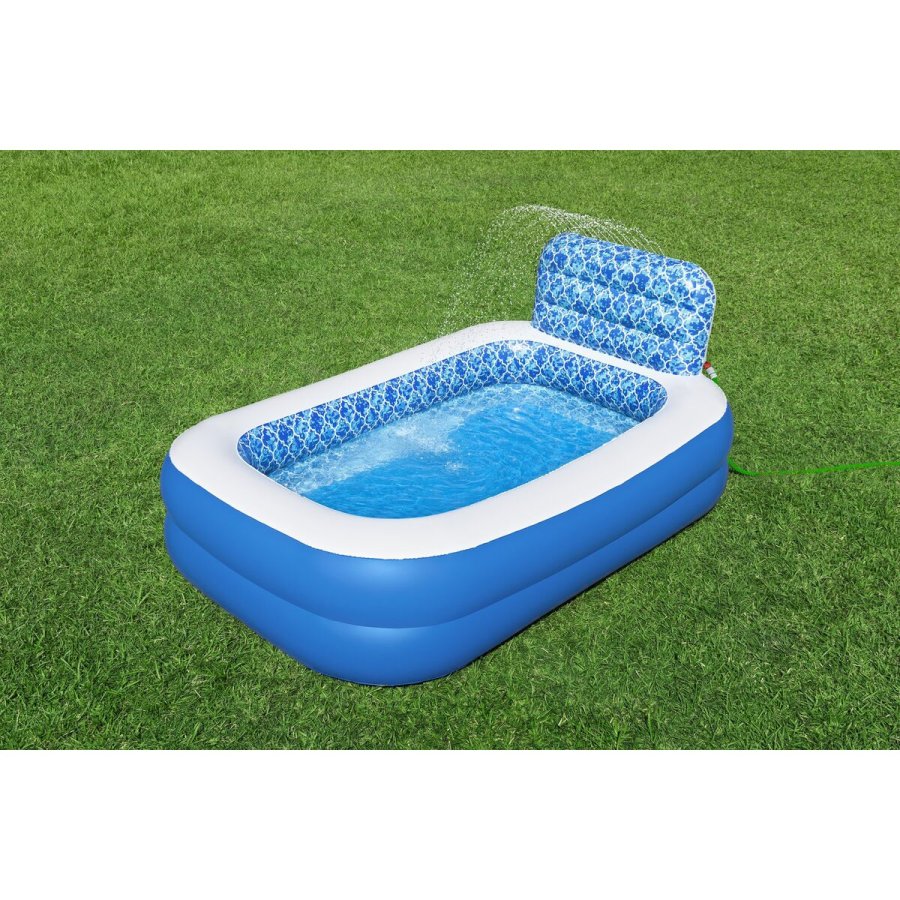 Bestway Oppustelig Silikone Pool med Sprinkler 229x152x196 cm +6 r Have 54451 #4
