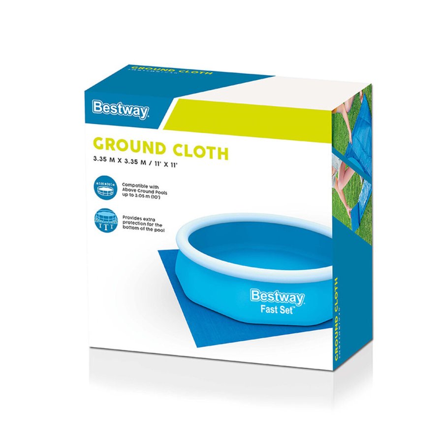 Beskyttelsesgulv til nedbrydelige bassiner Bestway 335 x 335 cm (1 enheder) #2