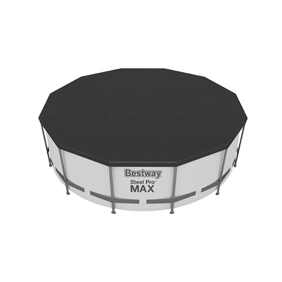 Swimmingpool Cover Bestway Sort  370 cm #1