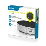 Swimmingpool Cover Bestway Sort  370 cm #2