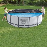 Swimmingpool Cover Bestway Sort  370 cm #3