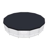 Swimmingpool Cover Bestway Sort  427 cm #1