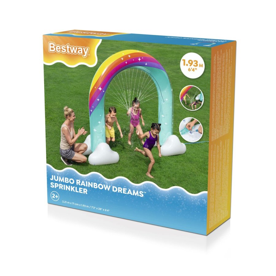Bestway Jumbo Sprinkler Regnbue 221x71x193 cm +2 r Have 52732 #3