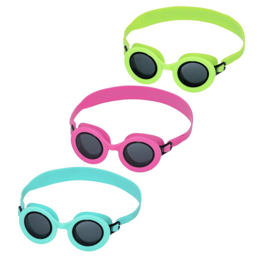 Bestway Svmmebrille Silikone Junior Antidug Farve Mix +3 r Strand og Pool 21178 #1