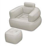 Bestway Oppusteligt Sde med Fodsttte Farve Assorterede 107x99x80/48x48x36 cm #2