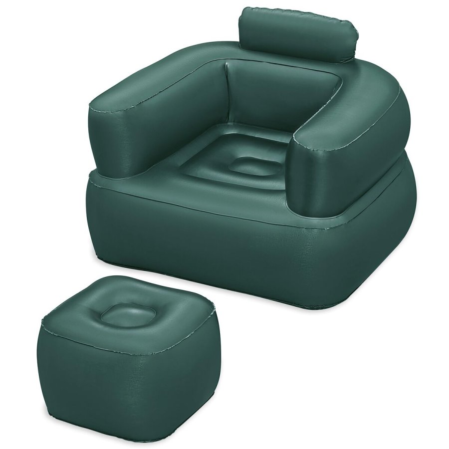 Bestway Oppusteligt Sde med Fodsttte Farve Assorterede 107x99x80/48x48x36 cm #3