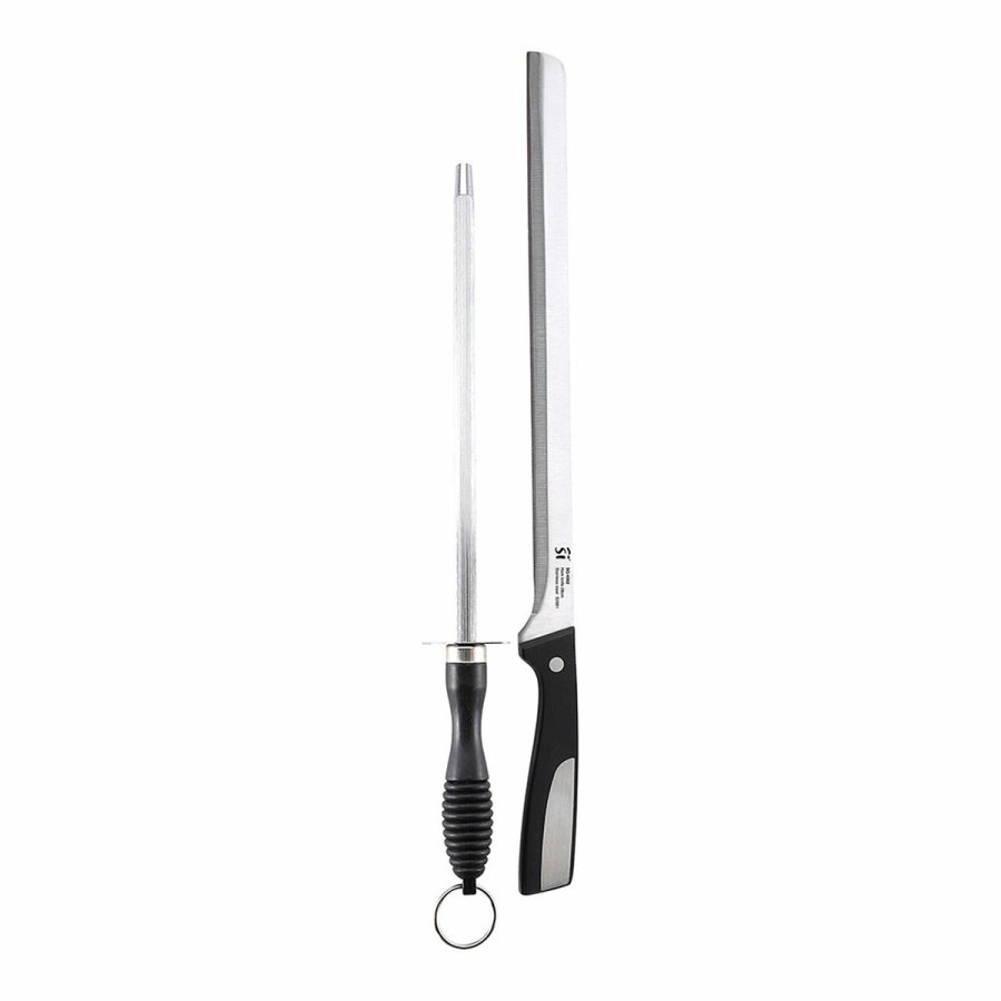 Skinkekniv San Ignacio SG-4362 Rustfrit stl Chaira 2 Dele #1