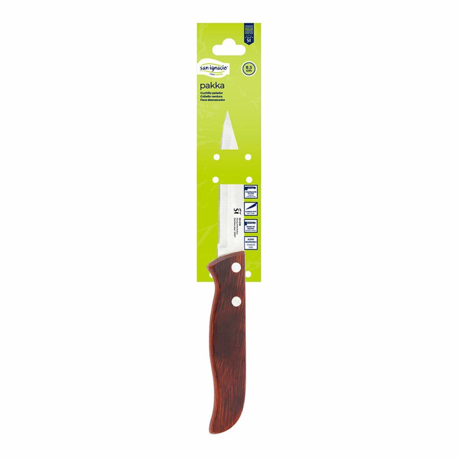 Skrllekniv San Ignacio pakka sg-4236 Rustfrit stl 8,5 cm Brun #2