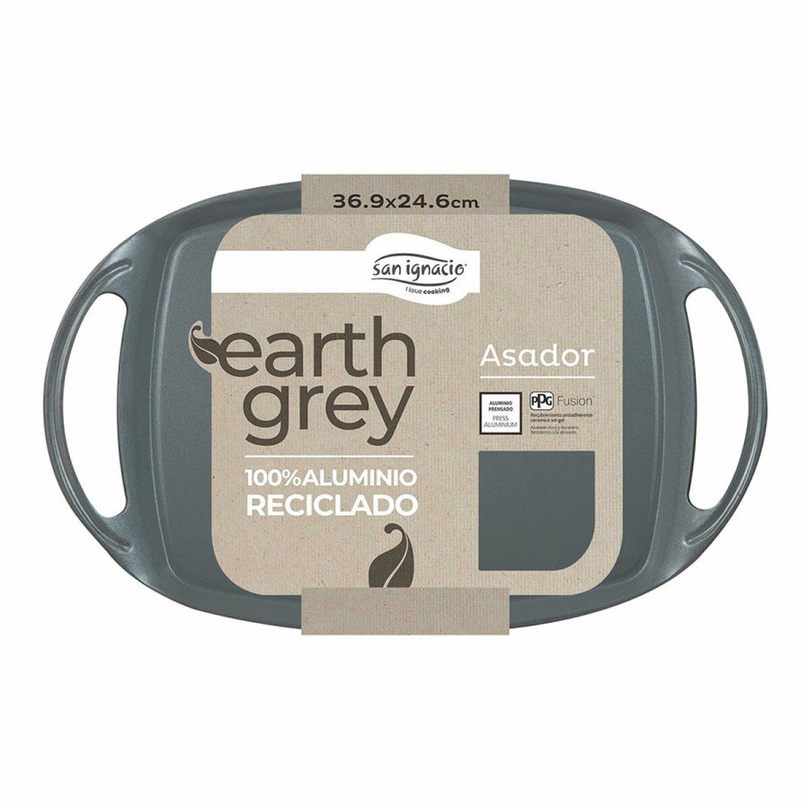 Grill San Ignacio Earth Grey SG-6755 Gr 36,9 x 24,6 cm Med hndtag #5