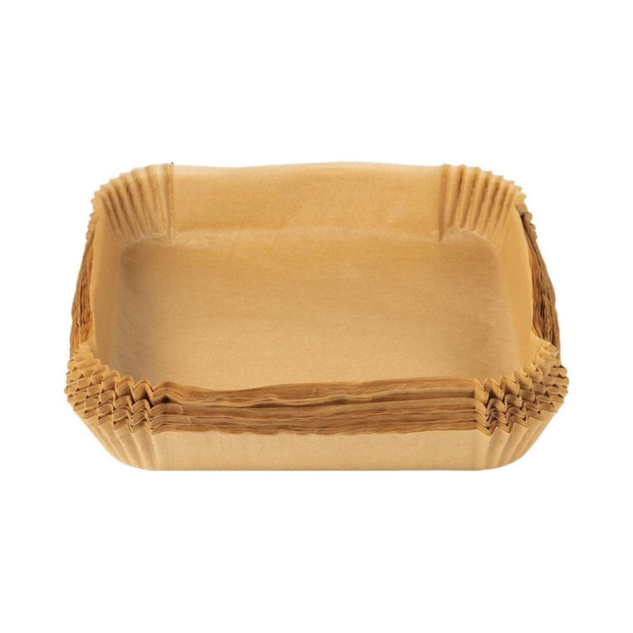 Papir til luftfrituregryde Masterpro bgmp-7605 20 x 20 x 4,5 cm (100 enheder) #1