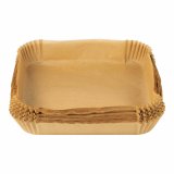 Papir til luftfrituregryde Masterpro bgmp-7606 26 x 26 x 4,5 cm (100 enheder) #1