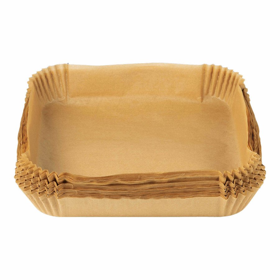 Papir til luftfrituregryde Masterpro bgmp-7606 26 x 26 x 4,5 cm (100 enheder) #1