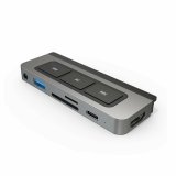 USB Hub Hyper HD449 Gr Slvfarvet #1