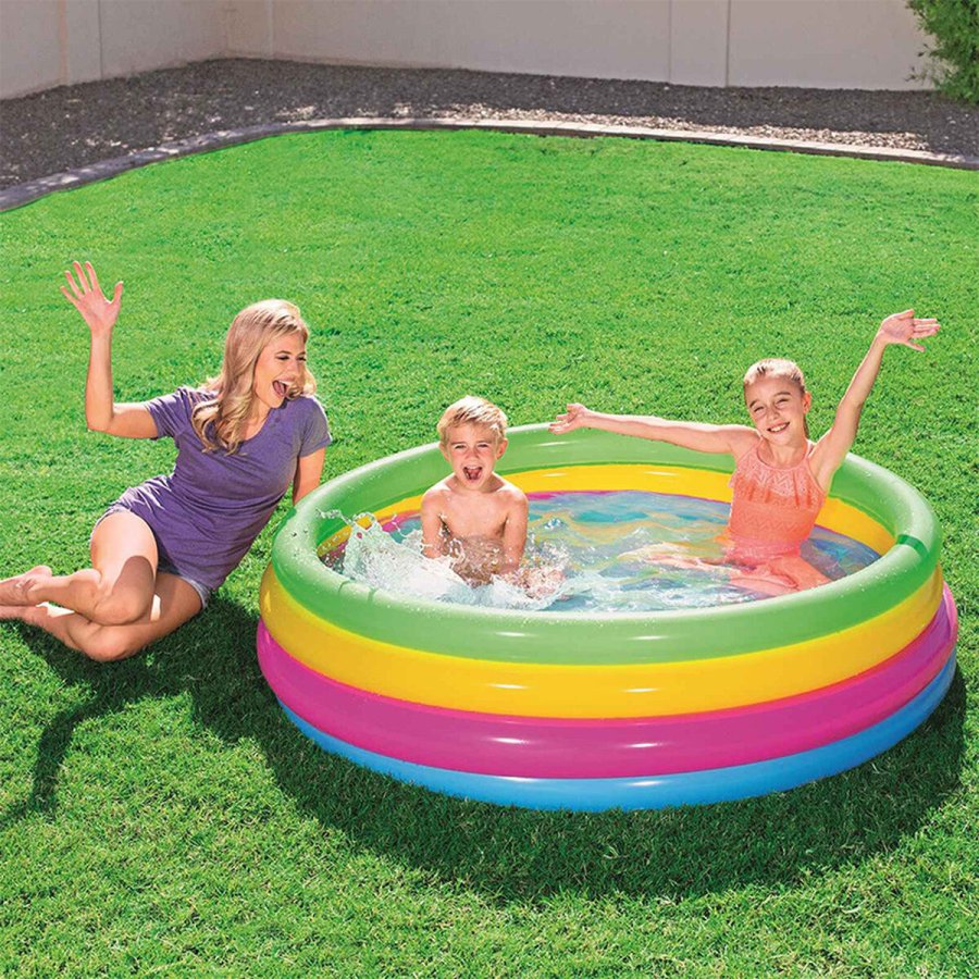 Oppustelig Pool til Brn Shine Inline Regnbue 157 x 46 cm #3
